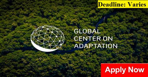 Call For Applications Careers At Global Centre On Adaptation Jobs