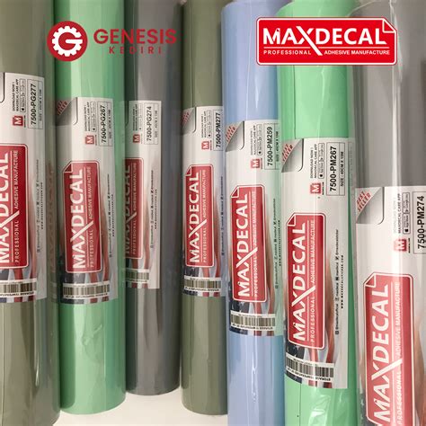 MAXDECAL 7500 PASTEL Series Color Vinyl Genesis Kediri