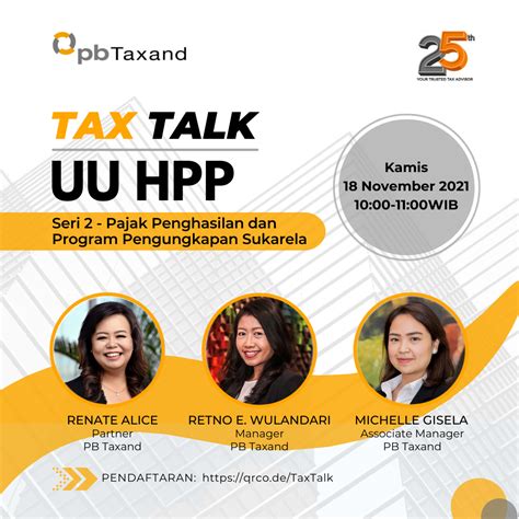 Tax Talk Uu Hpp Seri Pps Dan Pph Pb Taxand Your Trusted Tax