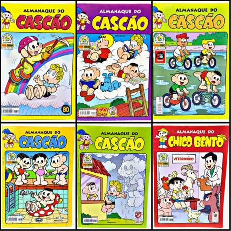 Gibis Almanaque Turma Da M Nica Personagens Variados Kit C Sem