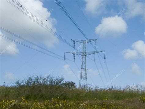 An overhead power line — Stock Photo © vaeenma #2662128