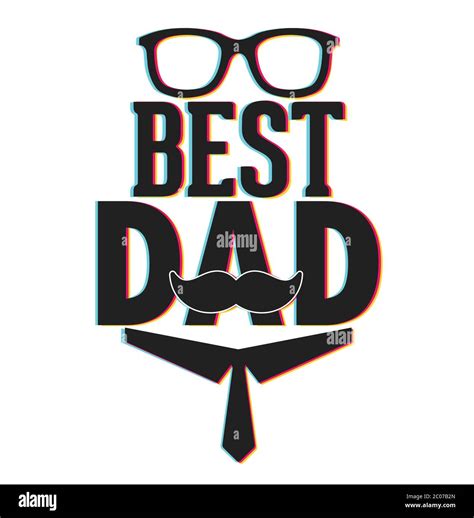 Best Dad Typography Background Happy Father S Day Background Vector