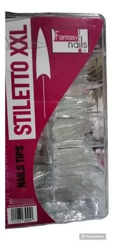 Tips Xxl Stiletto Cristal Fantasy Nails Env O Gratis