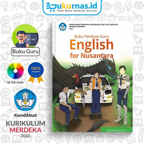 Jual Buku Panduan Guru Bahasa Inggris English For Nusantara Untuk Smp