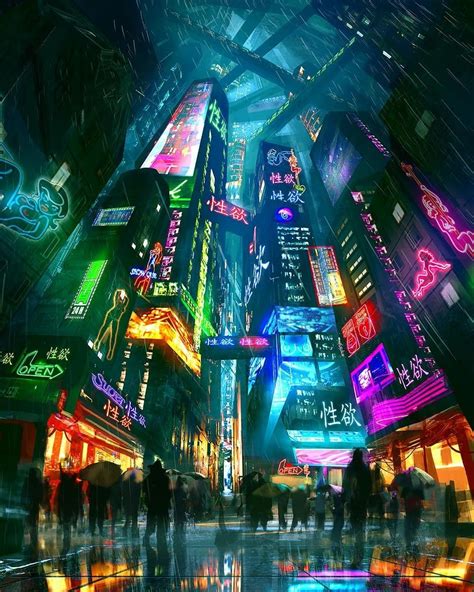 Pin By C C On Cyberpunk City Cyberpunk City Cyberpunk Aesthetic