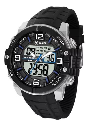 Relógio X games Masculino Anadigi Xmppa226 Bxpx Azul MercadoLivre