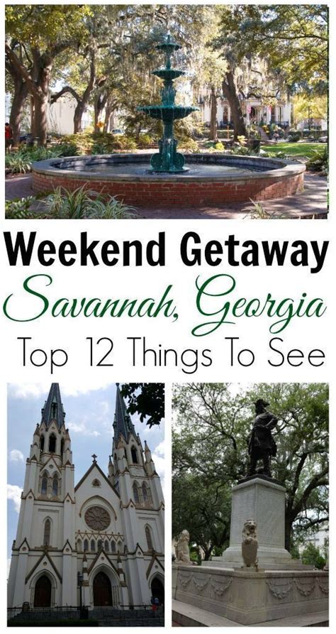 Weekend Getaway Top Places To Visit In Savannah Georgia Georgia