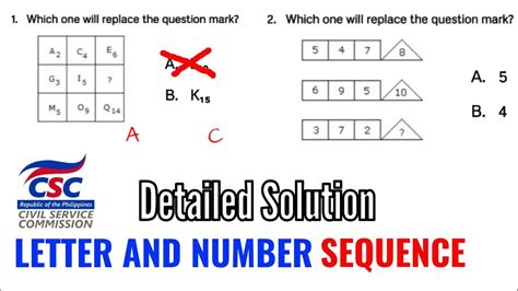 Letter And Number Sequence Eligibility Reviewer Youtube