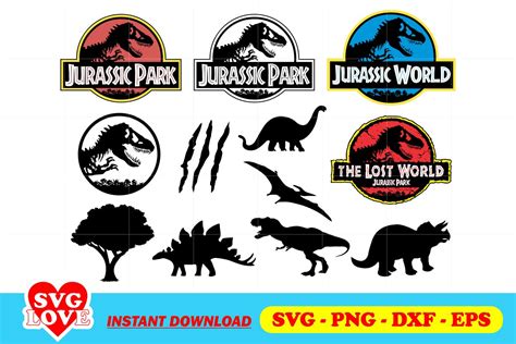 Jurassic Park Svg Bundle Gravectory