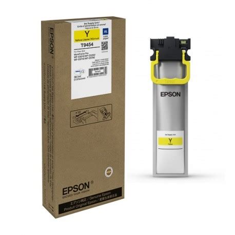 Cartouche Jaune Xl Epson Pour Workforce Pro Wf C Xxx T