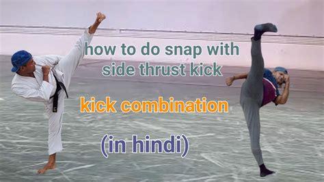 Snap With Side Thrust Kick Kick Combination Parthatraining India