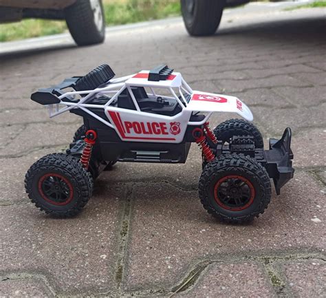 Monster Truck Samoch D Policyjny Zdalnie Sterowany Autko Na Pilot Rc