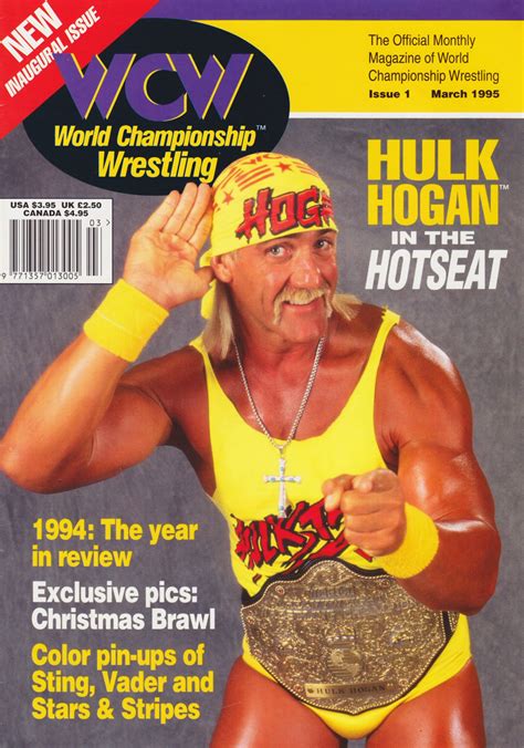 Hulk Hogan 1995 Cardz WCW Main Event Tribute Card 88 WWE W Mean Gene