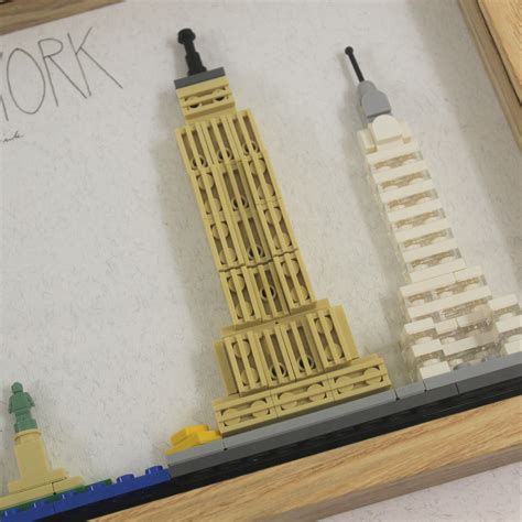 New York Skyline New York Picture New York Made of Lego New - Etsy