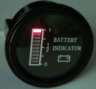 EZGO Clubcar Yamaha Golf Cart Battery Indicator Meter Gauge BDI