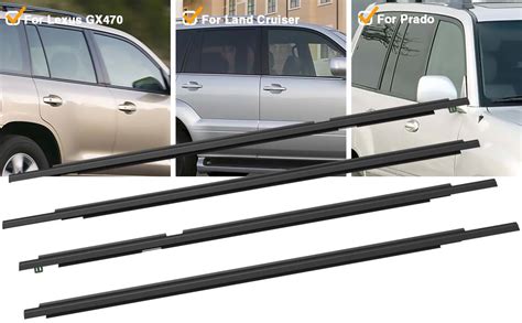 Amazon Motorfansclub Pcs Weatherstrip Window Sealing Fit For Land