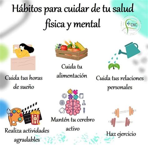 hábitos para cuidar tu salud física y mental