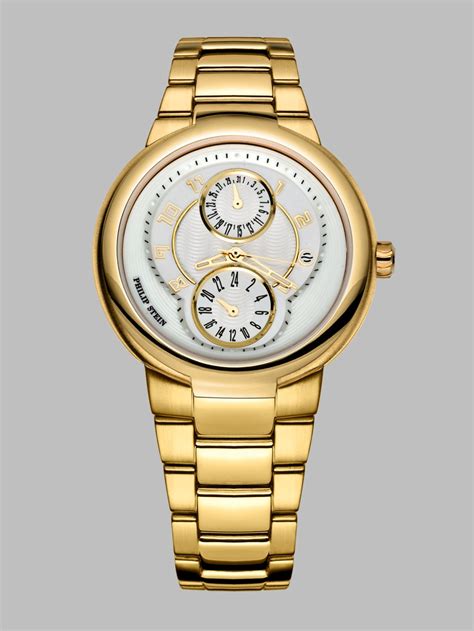 Lyst - Philip Stein Gold Active Watch On Gold Bracelet in Metallic