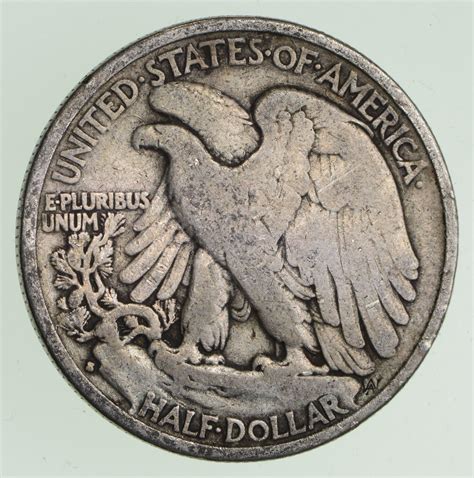 Difficult 50c 1936 S Walking Liberty Half Dollar Tough Mint Mark