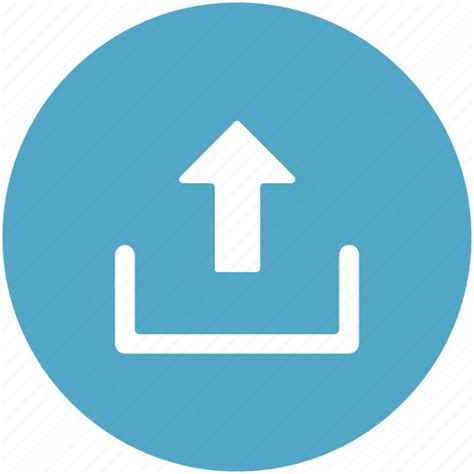 Arrow File Upload Outbox Up Arrow Upload Button Uploading