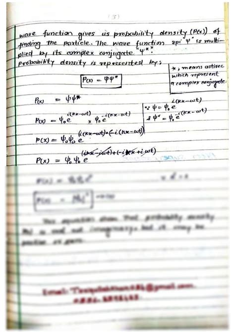 SOLUTION Quantum Mechanics In Detail Handwritten Notes Studypool