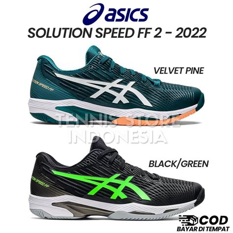 Jual Asics Solution Speed Ff 2 Blackgreen Gecko Sepatu Tenis