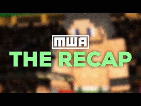 Minecraft Wrestling Alliance The Recap Nov Youtube