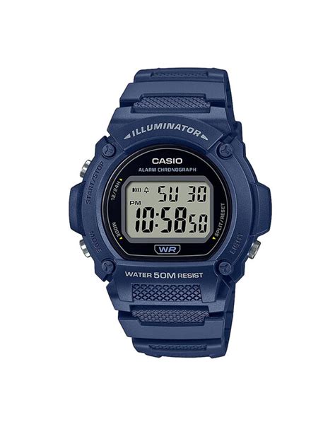 Casio Zegarek W H Avef Granatowy Modivo Pl