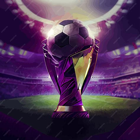 Premium Photo 2022 Soccer World Cup Trophy Illustration