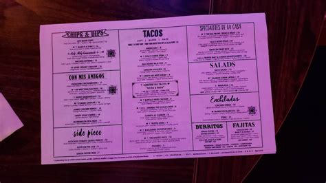 Menu At Naked Taco Restaurant Boca Raton Glades Rd Suite