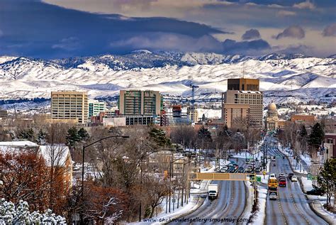 City Of Boise And School Bus Winter Flickr Photo Sharing