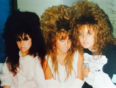 Splendid Vintage Snaps Of Young Girls With Very Big Hair In The 1980s