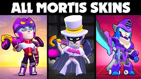 Every Mortis Skin Brawl Stars Skin Spotlight Youtube