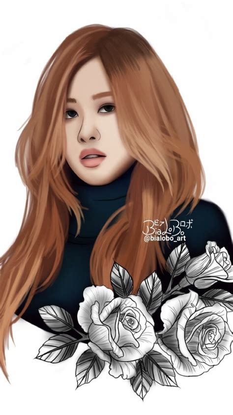 Pin By Linh Giang On Blackpink Blackpink Rose Kpop Fanart Blackpink