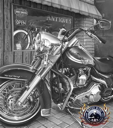 Motorcycle Artwork | Harley Davidson Road King | Motor Marc