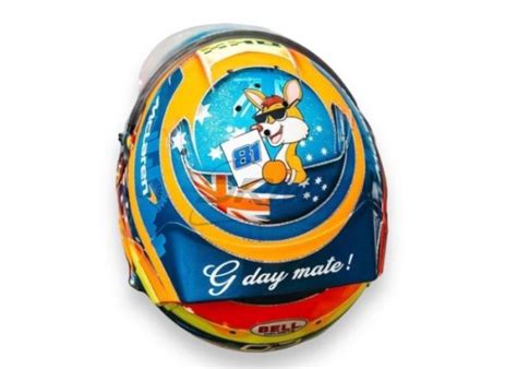 Oscar Piastri 2023 McLaren Australian GP Bell Spark 1 5 Helmet DRM