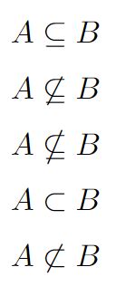 Subset (⊂, ⊆, ⊈) and Superset (⊃, ⊇, ⊋) symbol in LaTeX - CodeSpeedy