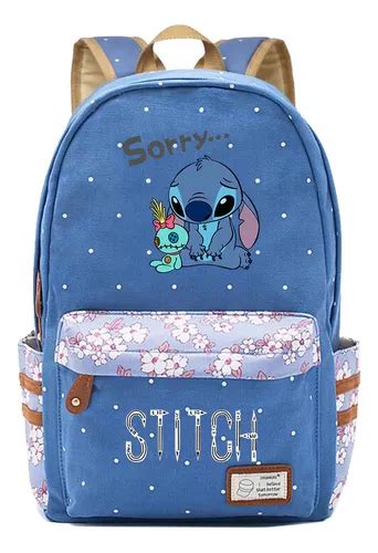 Mochila Escolar Lilo And Stitch Junior Cuotas sin interés