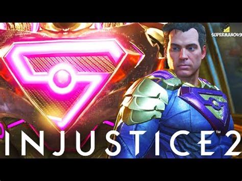 THE BEST SUPERMAN EPIC GEAR CREST Injustice 2 Superman Gameplay