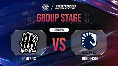 HomeBois Vs Liquid Echo MLBB MSC 2024 X EWC Day 3 Group Stage