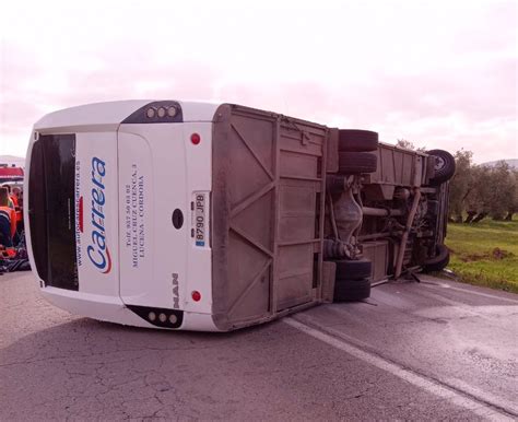 Los Escolares Heridos En El Accidente De Un Autobús En Cabra Reciben El Alta Hospitalaria