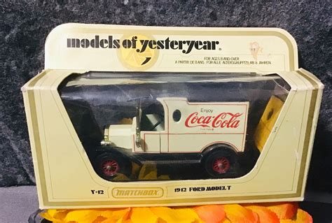 Matchbox Models Of Yesteryear Coca Cola Y 12 1912 Ford Model T Etsy UK