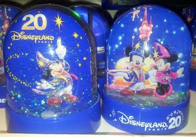 Disney Snowglobes Collectors Guide DISNEYLAND PARIS 20th ANNIVERSARY