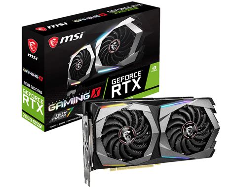 Cạc đồ họa MSI RTX 2060 SUPER GAMING X NVIDIA Geforce RTX 2060S 8Gb