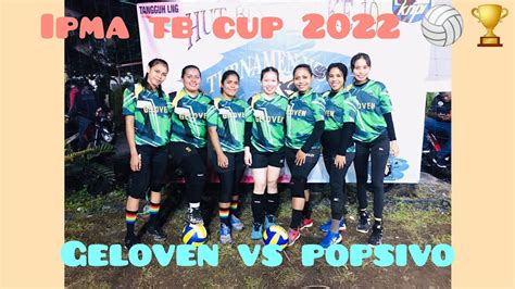 Ipma Tb Cup Geloven Putri Vs Popsivo Youtube