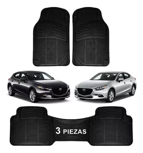 Juego De Tapetes Uso Rudo Plástico Mazda3 Premium 3 Piezas