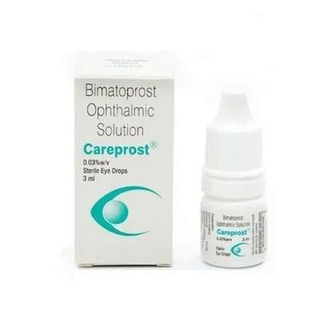 Careprost Liquid Bimatoprost Ophthalmic Solution, Packaging Type: Bottle, Packaging Size: 3 Ml ...