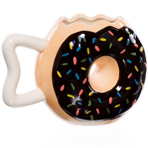 Frosted Donut Shaped Coffee Mug Retrofestiveca