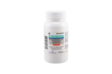 Auro Irbesartan HCT 300 25mg Tab 90 Btl Auro Pharma Canada