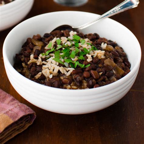 Black Bean Soup with Rice - Taming of the Spoon